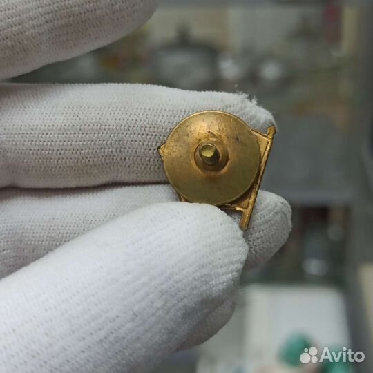 Советский Значок влксм Ленин На Винте Тяжёлый СССР