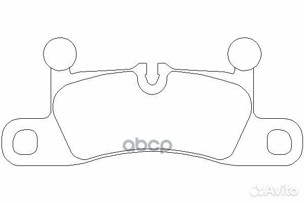 Колодки задние 7P0 698 451 VAG