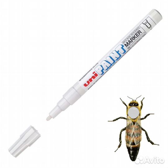 Маркер белый 2,8 мм. для метки маток Uni PX-20 (ос
