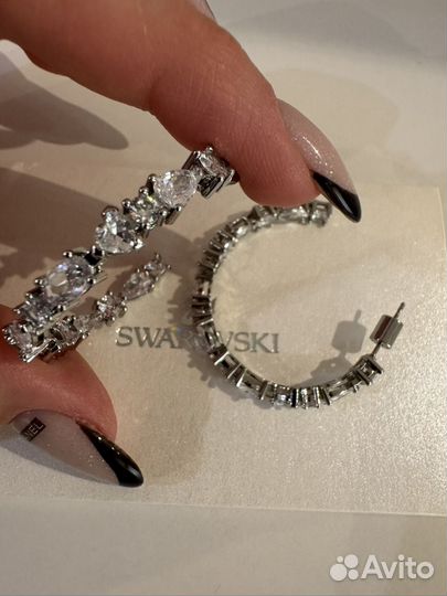 Серьги Swarovski Tennis