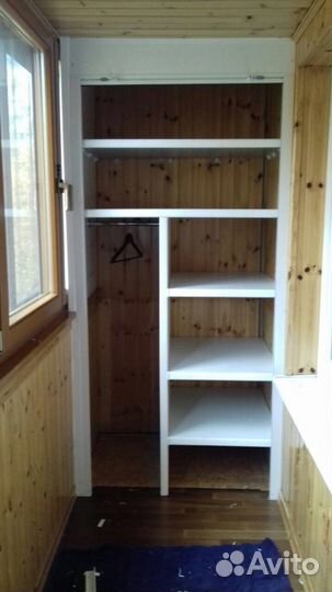 Шкаф с рольставнями на балкон по вашим размерам