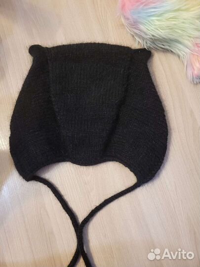 Шапка чепчик с ушками