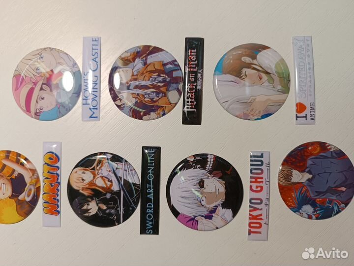 3D наклейки Аниме