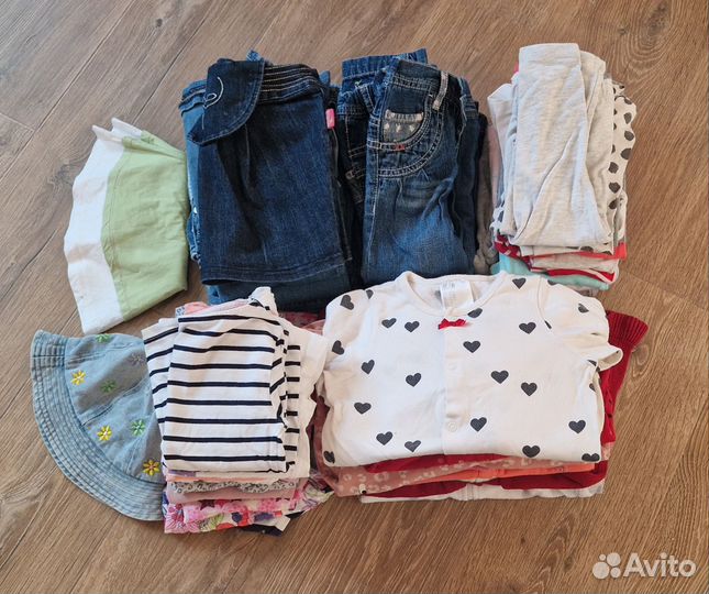 Вещи пакетом для девочки 92-104