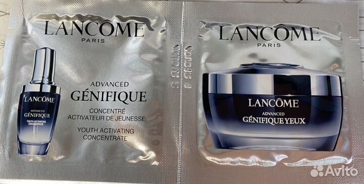 Lancome (двойные)сыворотка и крем вокруг глаз