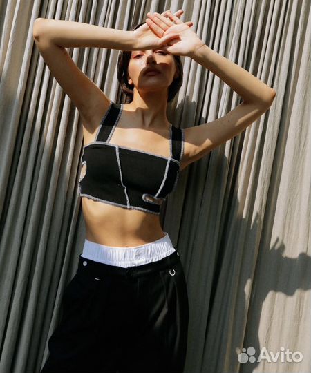 Брюки с резинкой p.p.s brand S