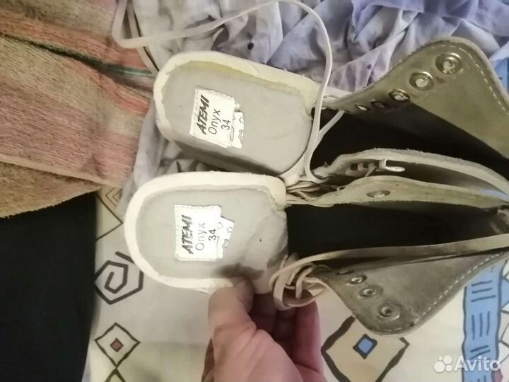 Коньки фигурные детские 34