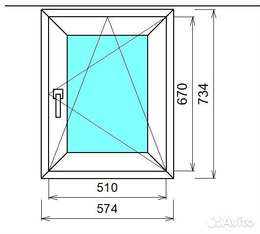 Простые окна пвх в наличии