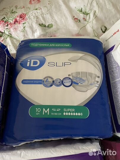 Урологические прокладки, подгузники для взрослых