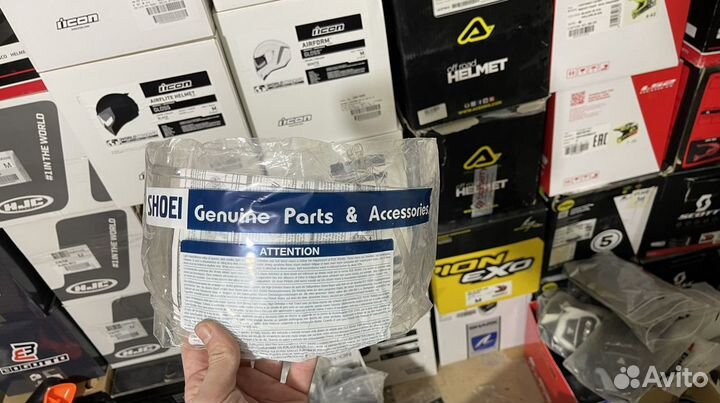 Визор shoei cwr-1 pinlock притемненый/прозрачный