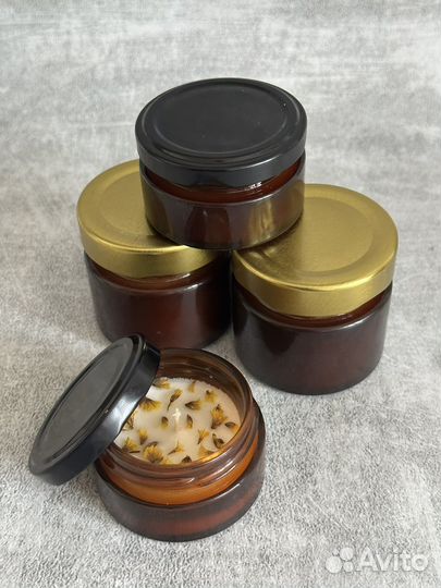 Декор из гипса и аромасвечи