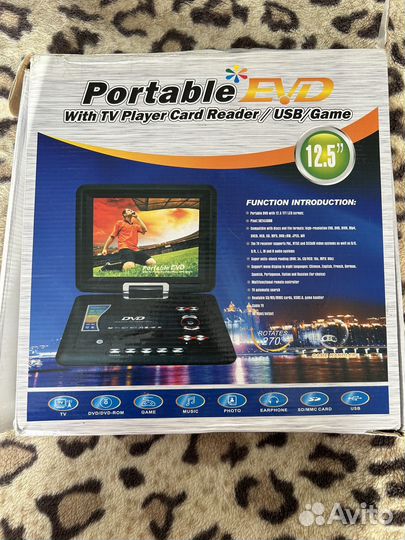 Портативный видеопроигрыватель dvd