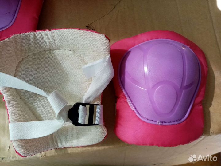 Роликовые коньки детские с защитой