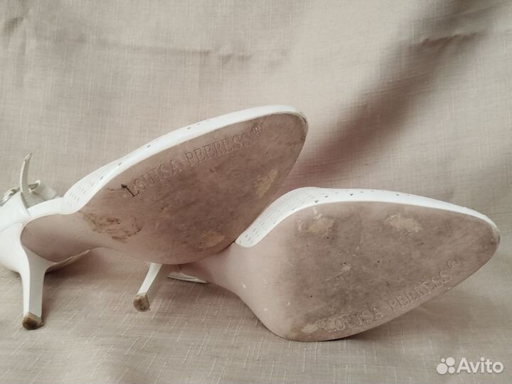 Свадебные туфли белые 38