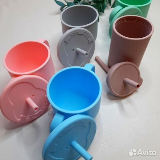 Детская силиконовая посуда