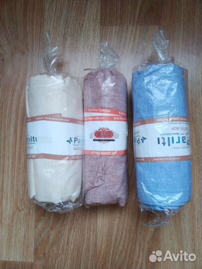 Простыня на резинке + наволочки Турция