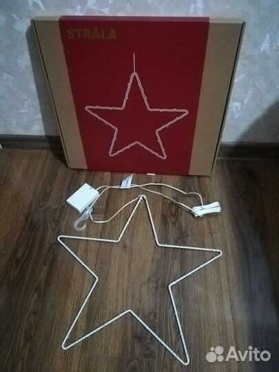 Строла Подвесной светильник, звезда, 45см