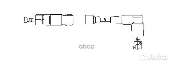 Провод высоковольтный Mercedes 65cm 150/65 bremi