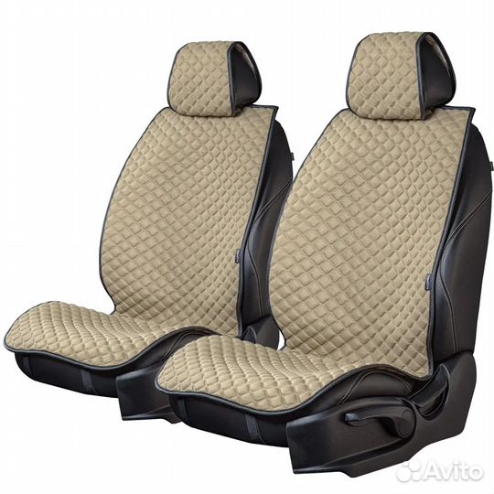 Накидки на сиденья бежевые