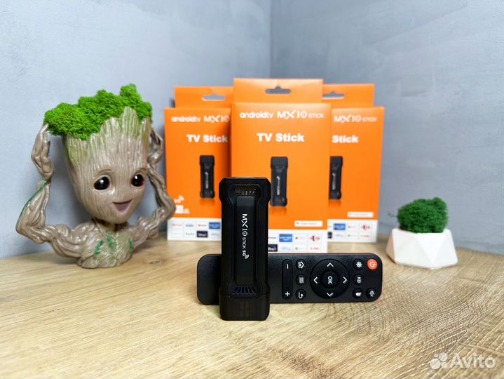 Android тв приставка SMART TV Stick MX-10 4K