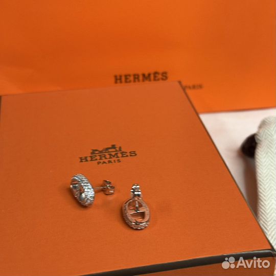 Серьги Hermes