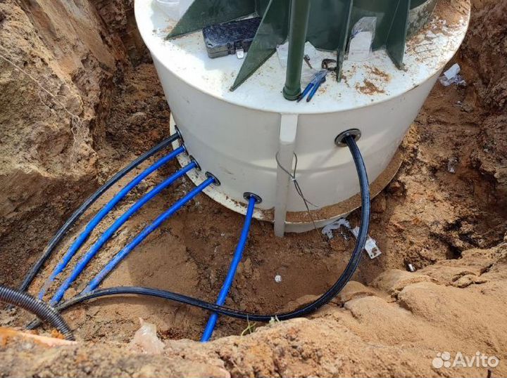 Септик под ключ. Монтаж за 1 день + Гарантия