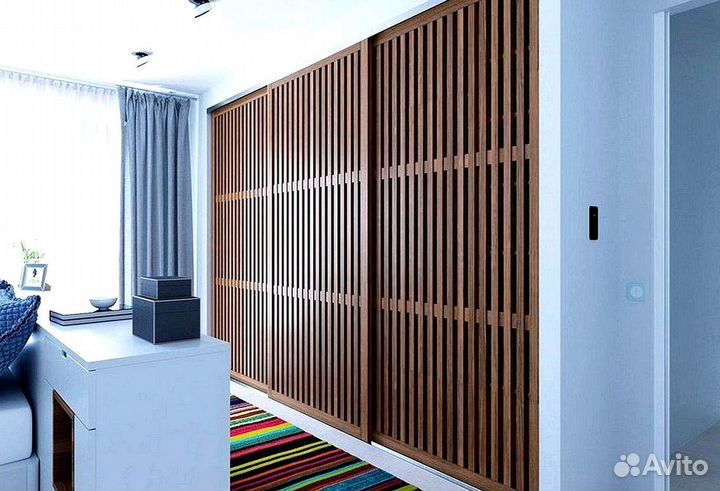 Сдвижные двери, перегородки