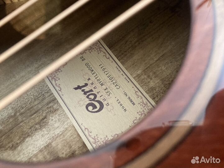 Электроакустическая гитара Cort(массив)