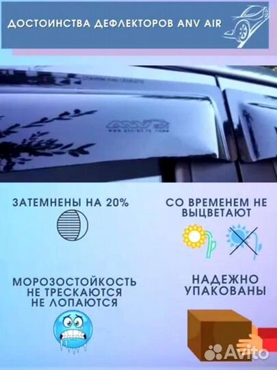 Дефлекторы на окна VW Passat