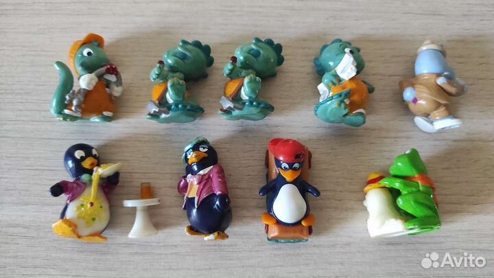 Игрушки из Киндер сюрприза 90-х разные серии