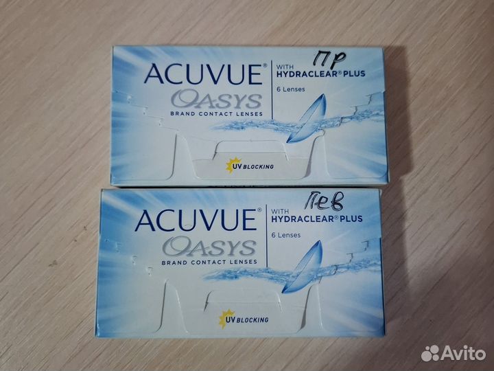 Линзы acuvue oasys