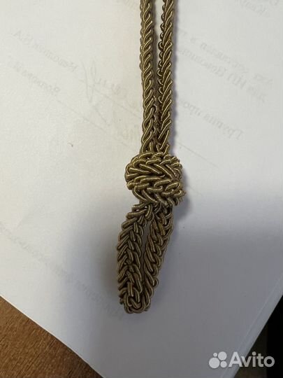 Филигранный шнур на фуражку