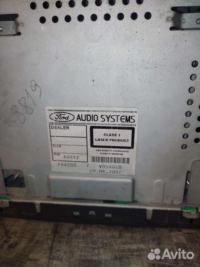 Штатная магнитола на ford transit 2007