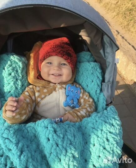 Плед в подарок. Шаль. Детский плюшевый плед