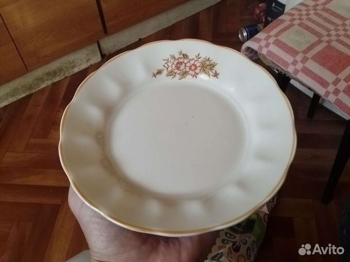 Тарелка десертная фарфор Коростень