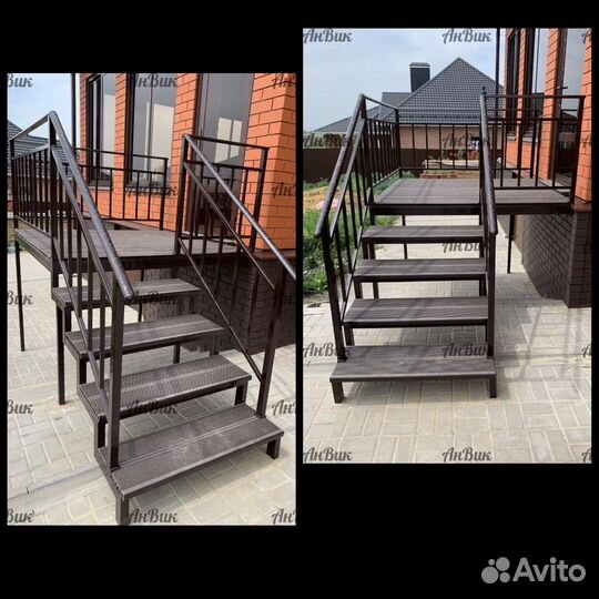 Лестница металлическая ступени перила