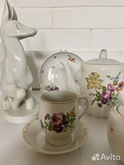 Фарфоровые предметы СССР Кузяево