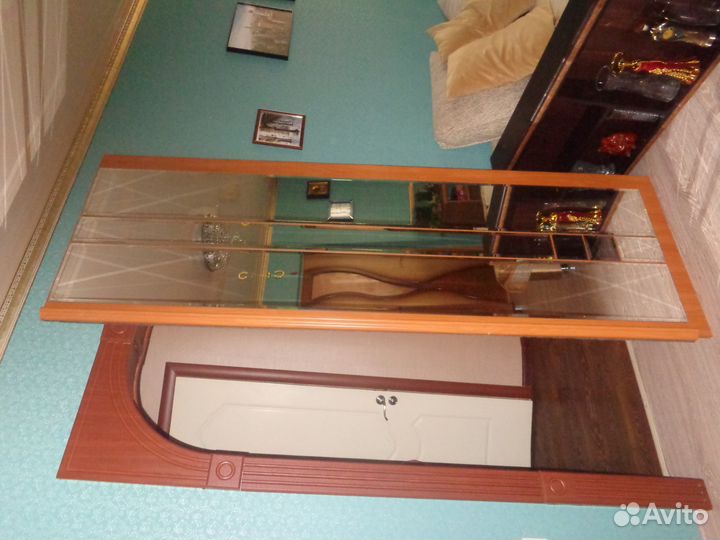 Зеркальные двери от корпусного шкафа (3 штуки )