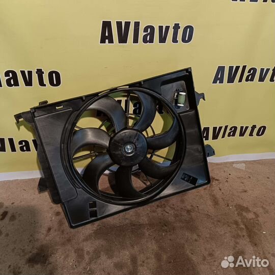 Вентилятор охлаждения двигателя Kia Rio 3 Solaris