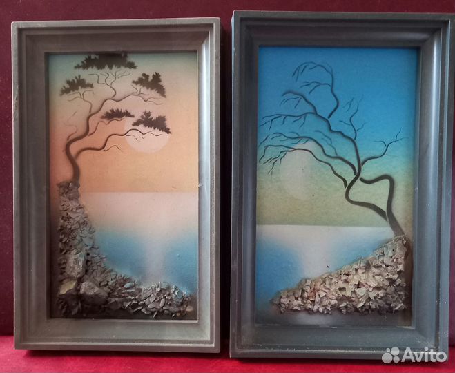 Картины с использованием природного камня