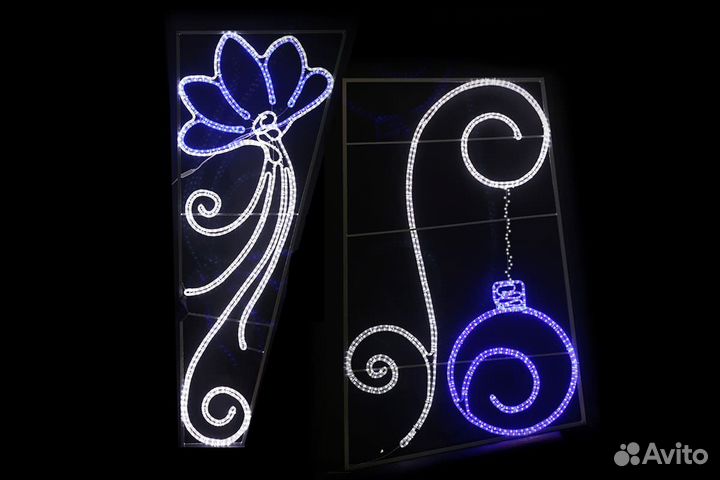 Световые консоли новогодние