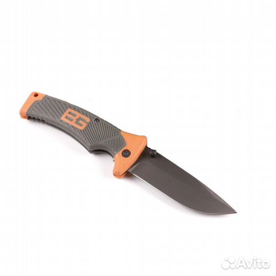 Нож складной bear grylls серый 30-000386