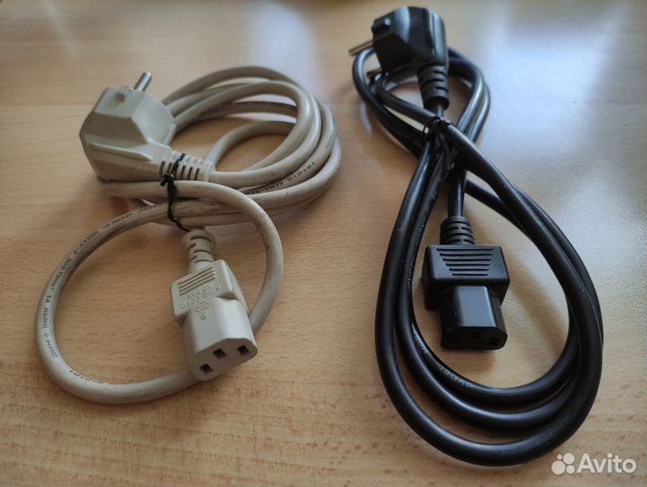 Кабели питания компьютера 1,8м с удлинителями 1,8м