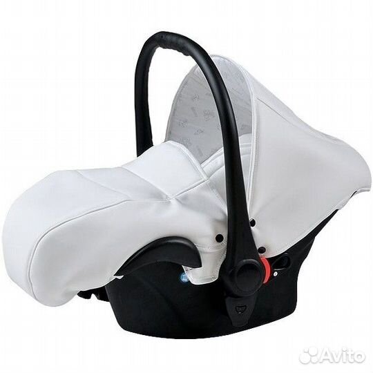 Коляска 3 в 1 индиго эко кожа с автолюлькой