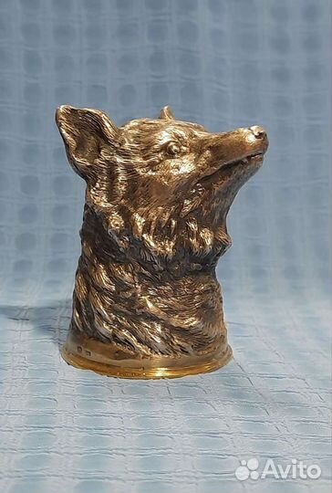 Охотничий стакан-перевёртыш ритон Волк Серебро