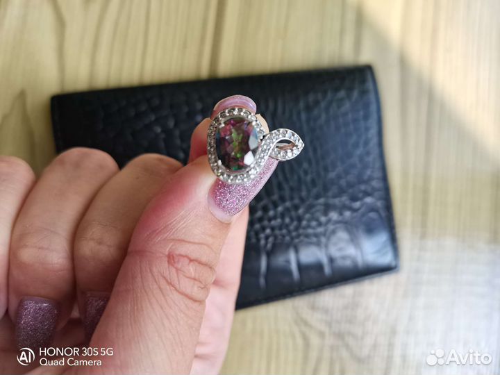 Серебряные серьги новые