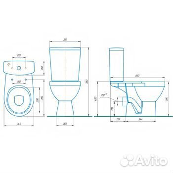 Унитаз-компакт 