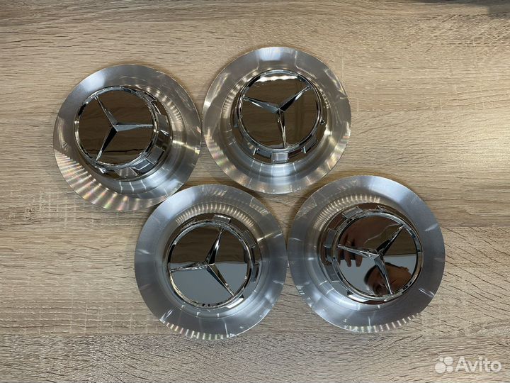 Колпак Mercedes AMG серебристый original 144 мм