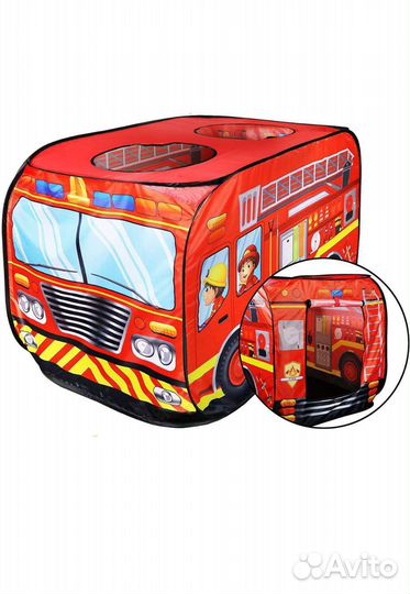 Палатка манеж машинка детская