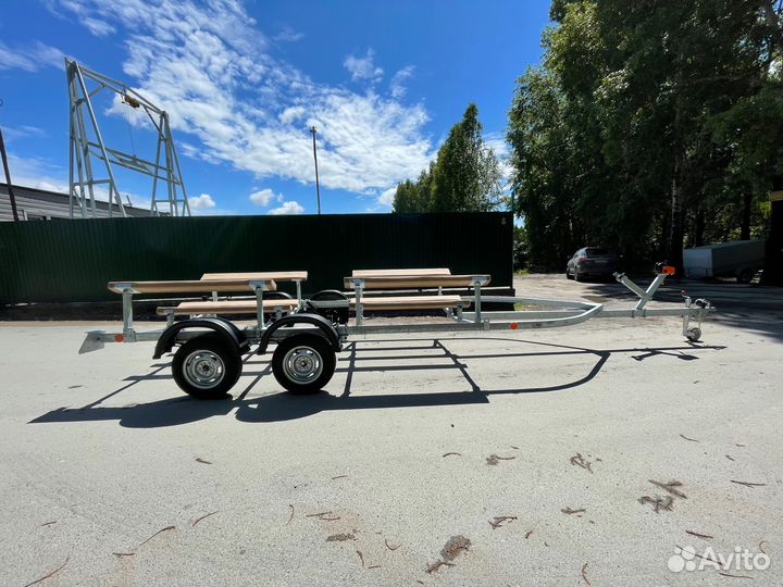 Прицеп для водной техники Кедр Лодочный 75 2 оси